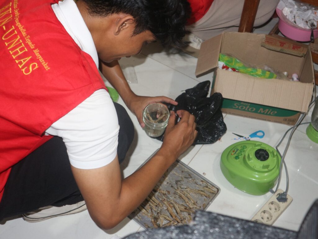 Pemanfaatan Limbah Ikan Menjadi Tepung Ikan Sebagai Bahan Pakan Alternatif di Desa Assorajang Fitrahh 1 1024x768